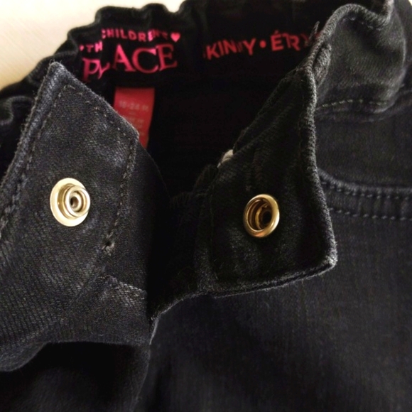 children's place black skinny denim jeans 18-24 months baby toddler girls - Picture 4 of 9